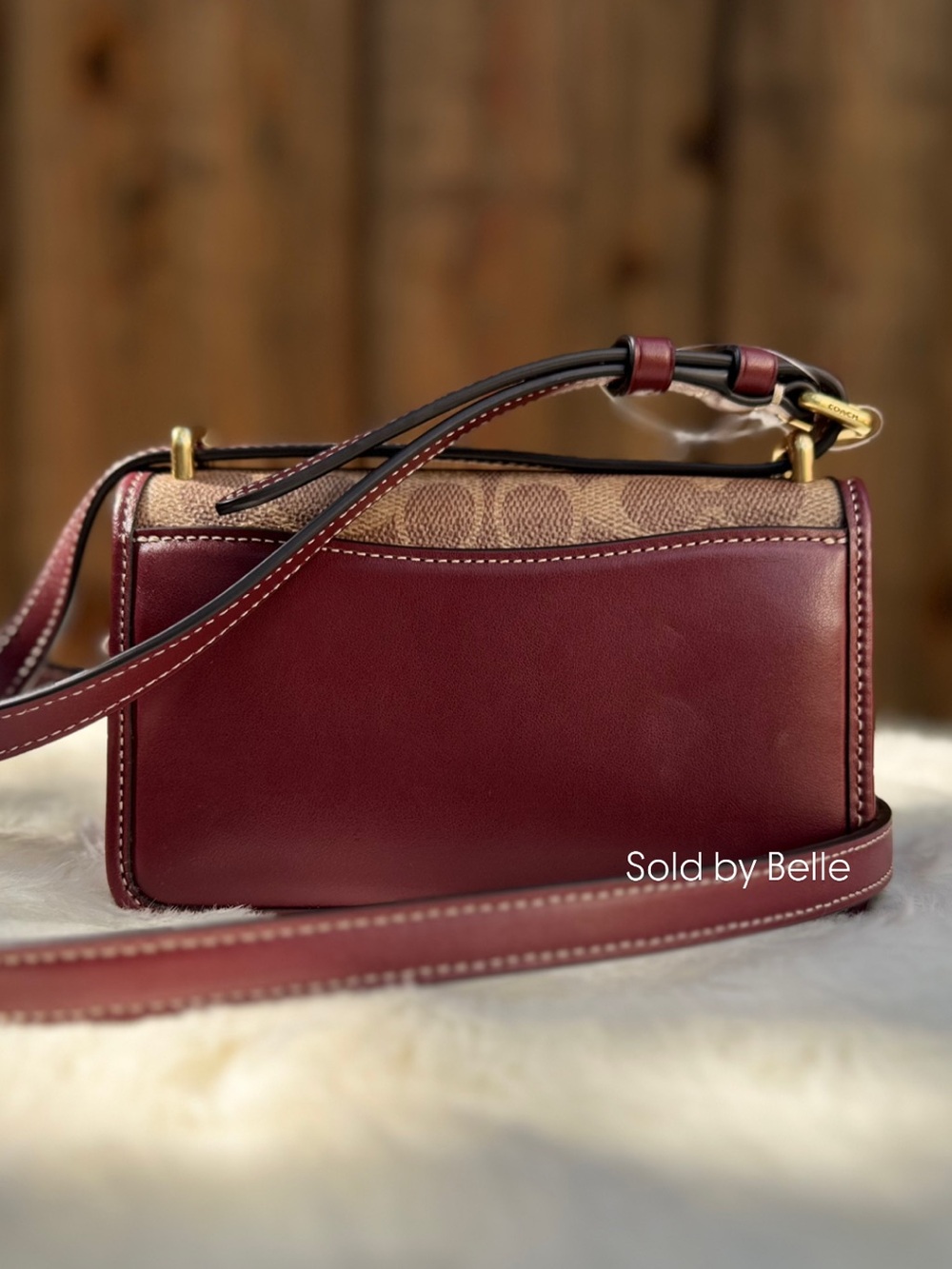 NWT Coach Bandit Crossbody In Colorblock Signature Canvas Purse - Picture 2 of 6